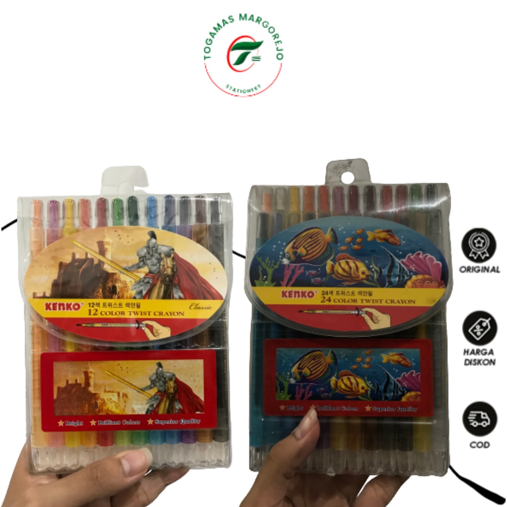

READY !! CRAYON PUTAR KENKO 12C PANJANG