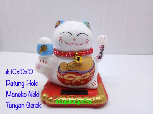 Kucing Lucky Cat Keramik Maneko Neki New