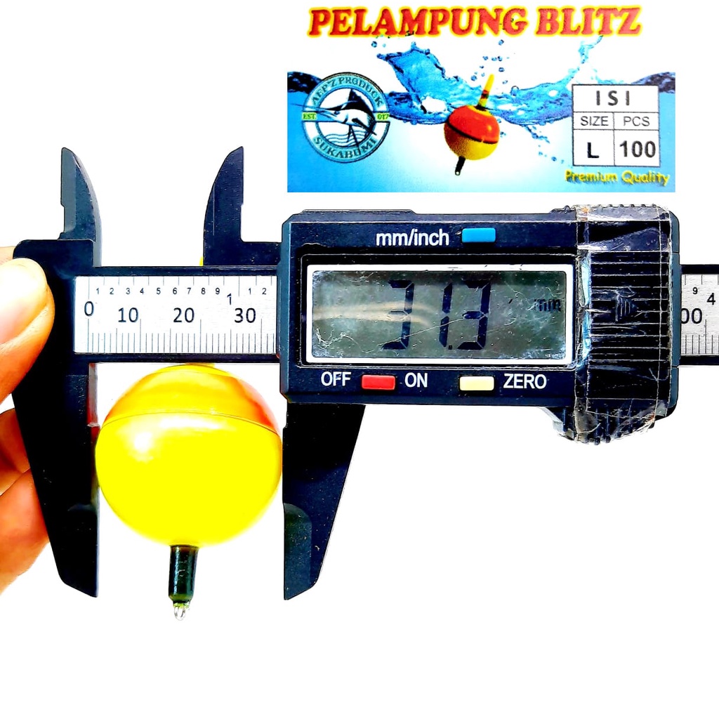 Pelampung Pancing Model BLITZ Beberapa Ukuran Harga Satuan