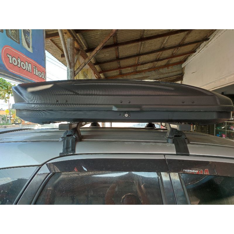 Roofbox Autobox 500L 1set berikut Roofrack