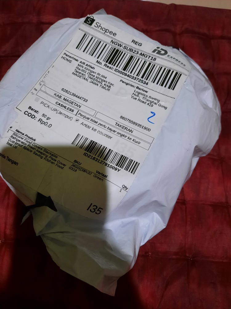 Penutup Piring / Wadah Makanan Dengan Bahan Silikon Anti-debu