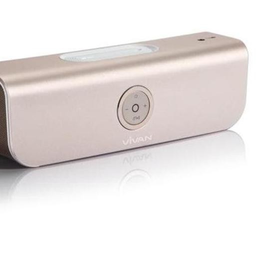 ((DIJUAL)) Vivan VSB900 Bluetooth V4.0 20W Output Bass Bluetooth Speaker Golden ,.,.,.,.,.,