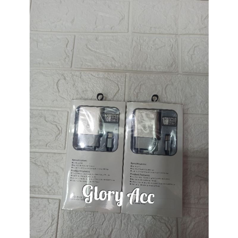 Charger Fast Charger 18w QC 3.0 Tipe C CA-29T Original