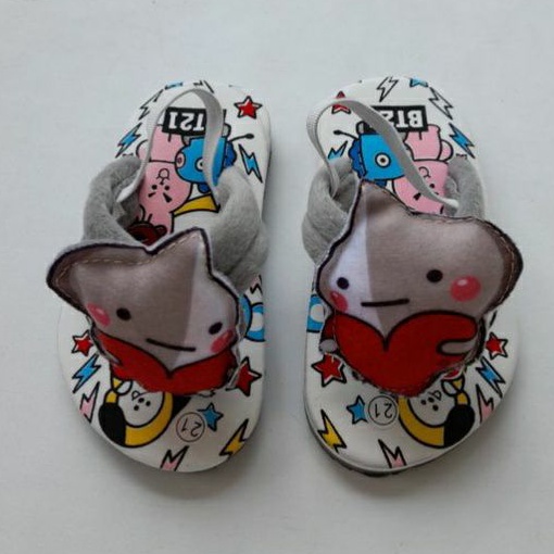 sandal baby kids boneka cantik motif BT 21