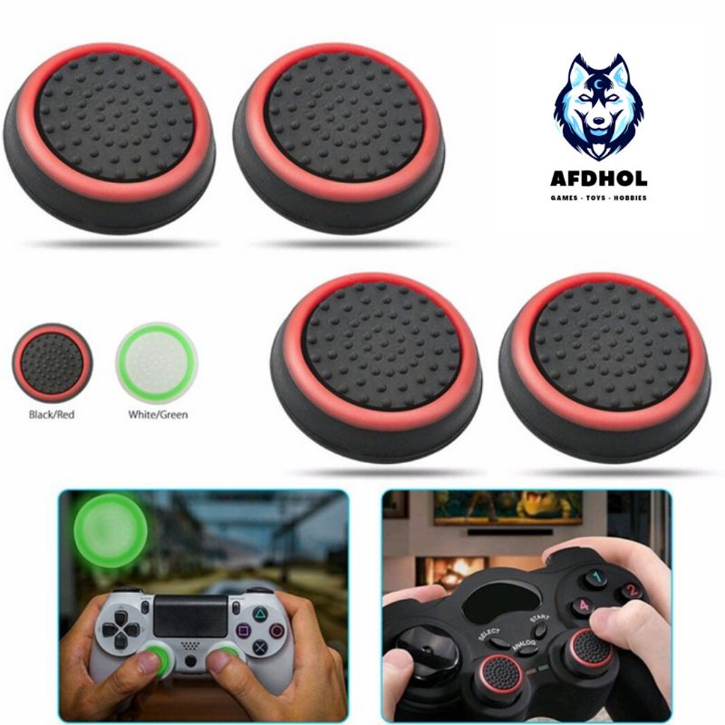 FOSMON KARET SILIKON TOMBOL ANALOG CAP THUMB GRIP STICK STIK PS2 PS3 PS4 PS5 XBOX ONE 360 WII U ORI