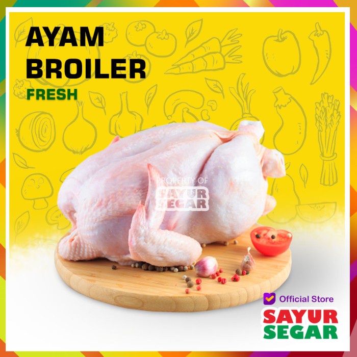 

[CINERE] AYAM BROILER [1 Ekor, ±900g]