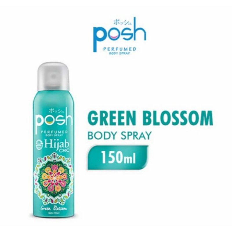 posh perfumed body spray green blossom 150ml