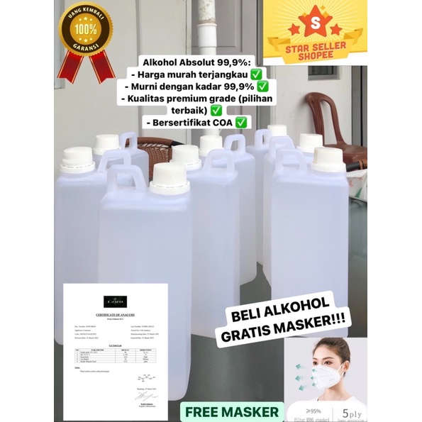 Ethanol Absolut / Absolute isi 1 Liter