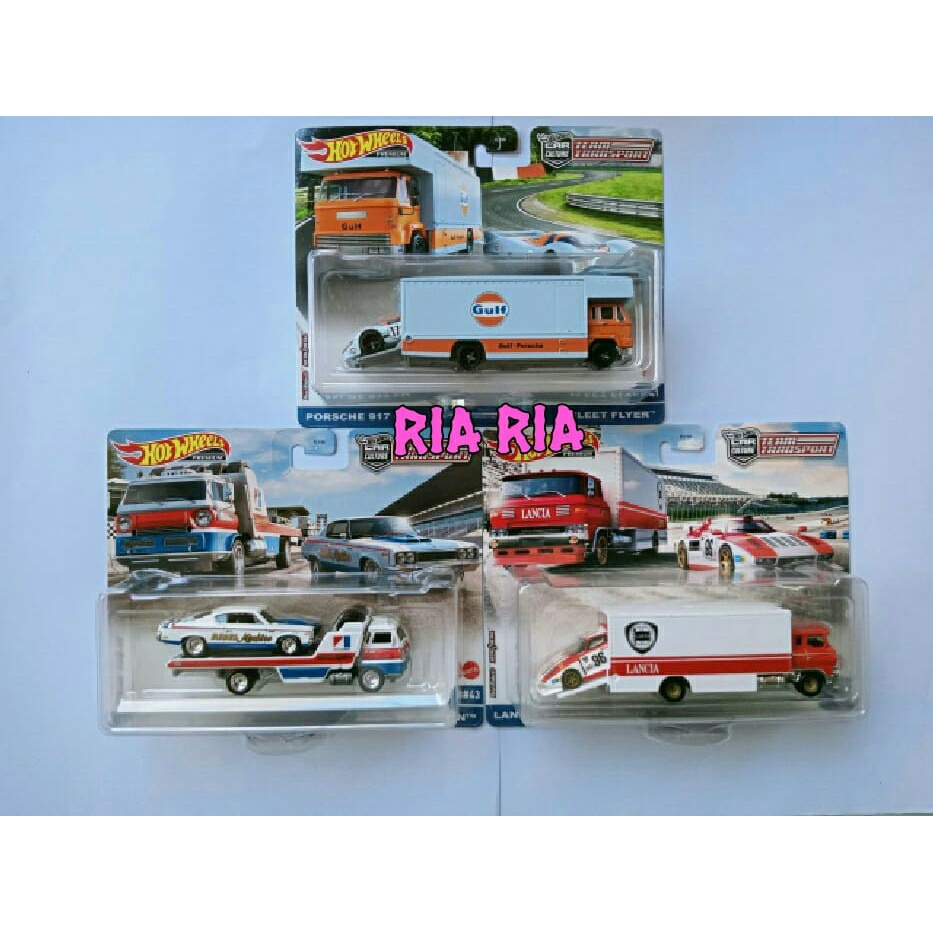 HOT WHEELS TEAM TRANSPORT Mix Q, SET ISI 3pcs