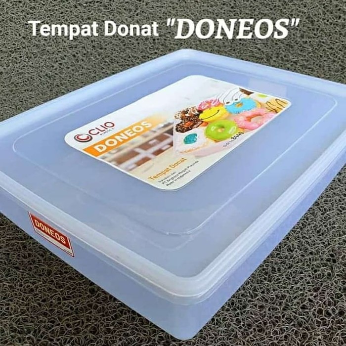 Jual Wadah Tempat Donat Roti Kue Donut Kotak Plastik Doneos Clio