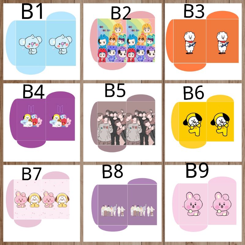 

Amplop Lebaran BTS / BT21