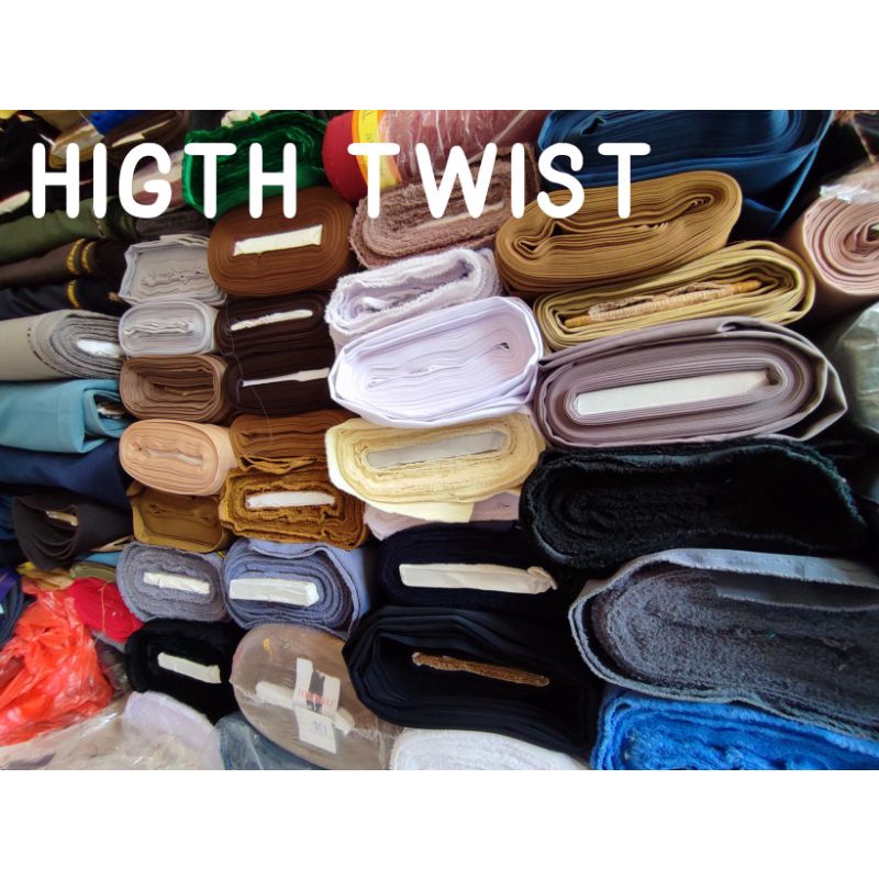 KAIN HIGH TWIST  SERAGAM SEKOLAH,PNS,DLL