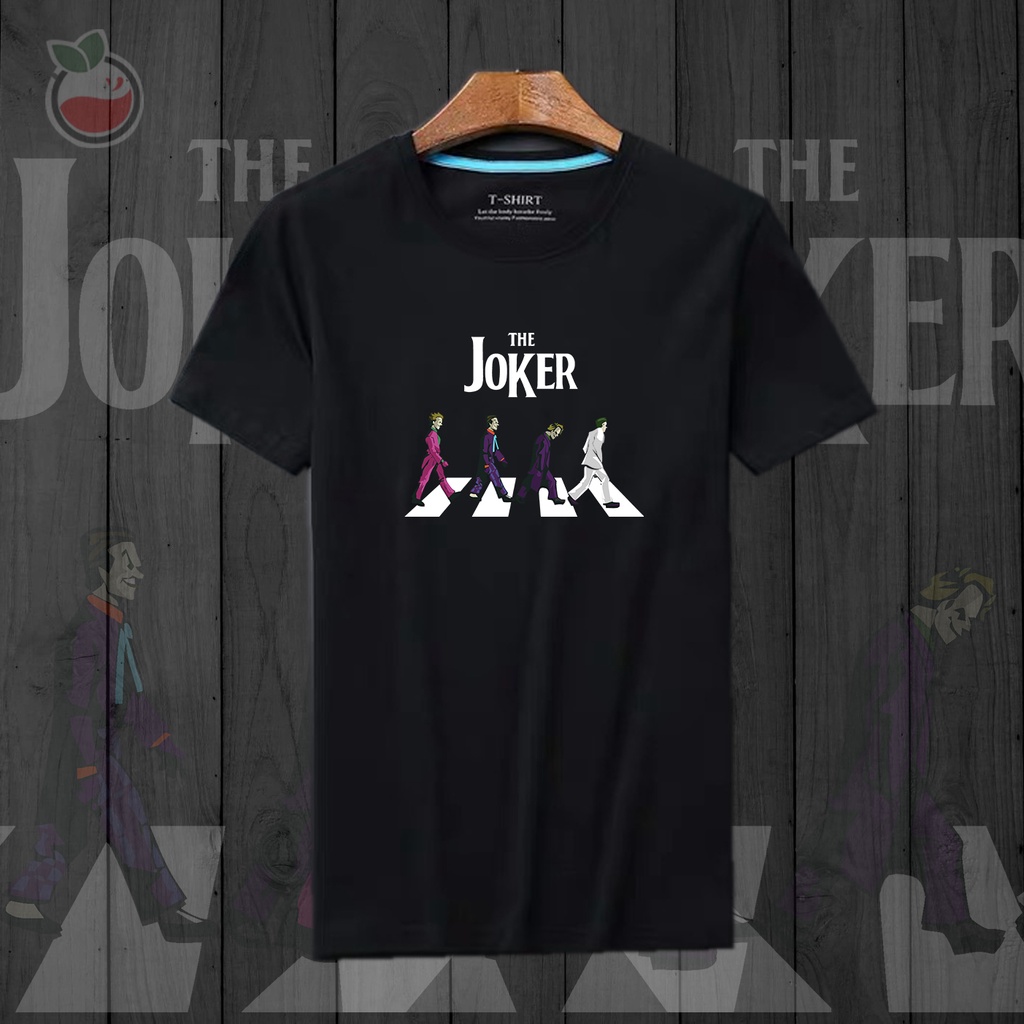 Lilipop Kaos Tshirt  Pria Joker DC Baju Distro Basic Lengan Pendek Cowok Kasual