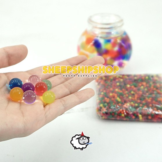 ECERAN WATER BEADS KECIL 100gram Crystal Orbeez / Magic Jelly Balls / Water Hydrogel beads