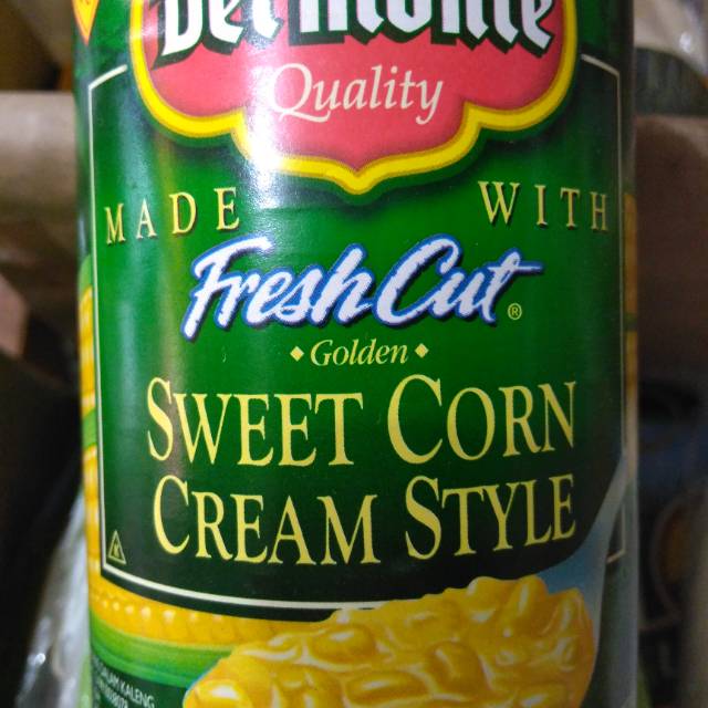 

Sweet corn cream style jagung manis creamer DELMONTE 418g