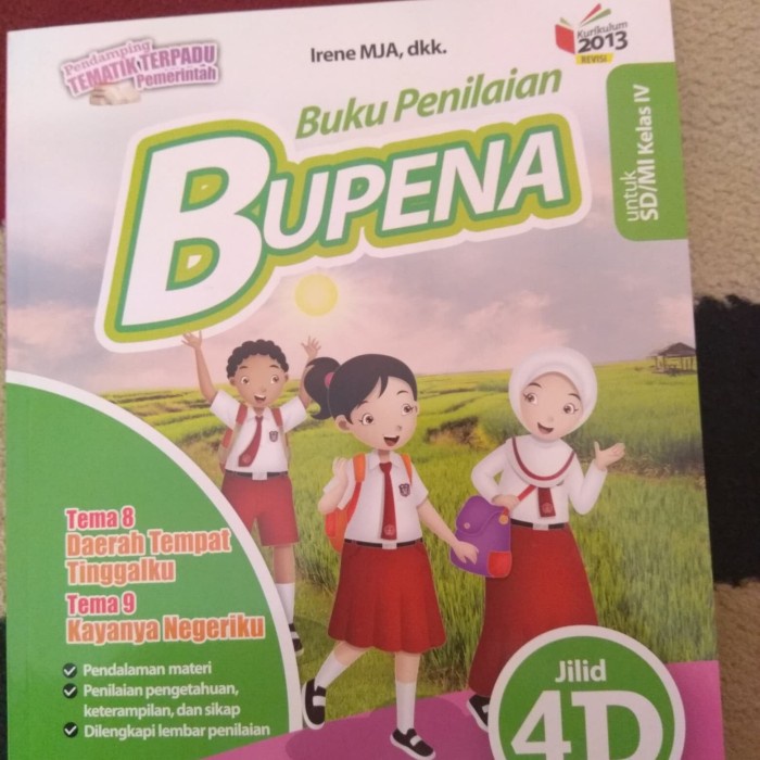 

❤BISA COD❤ BUPENA KELAS 4D SD PENERBIT ERLANGGA