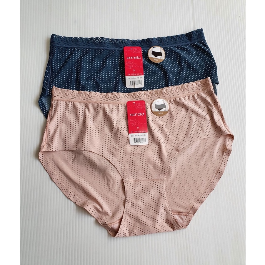 Celana Dalam / CD Wanita SORELLA 6280 - Model Midi