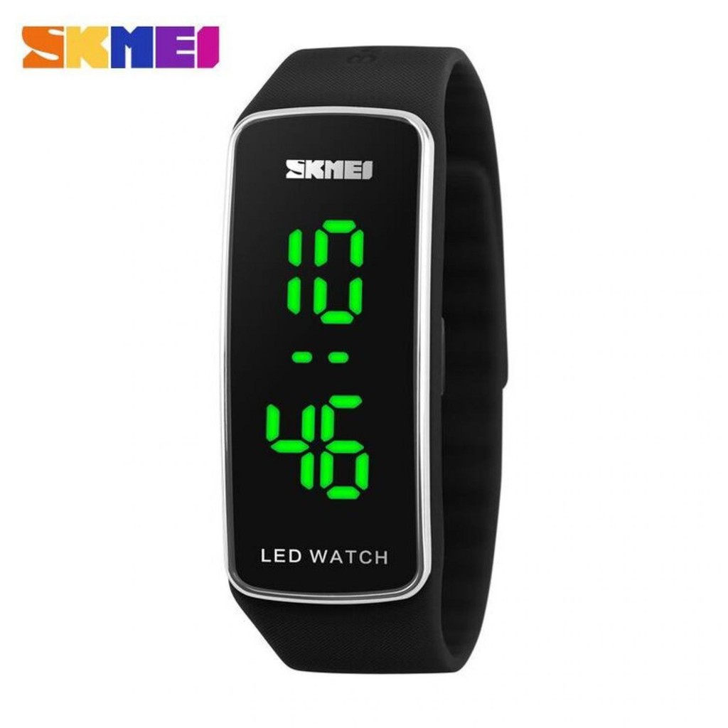 SKMEI Jam Tangan LED - 1119 [Hitam Silver]