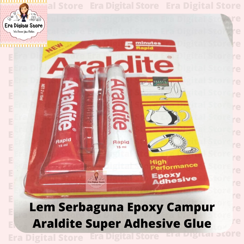 

Lem Epoxy Serbaguna Campur Araldite Super Adhesive Glue