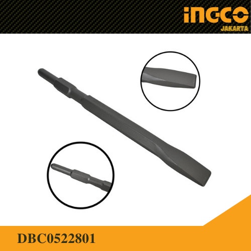 Mata Bor Bobok (17mm) SDSHex Chisel Flat INGCO DBC0522801 Pahat Tembok