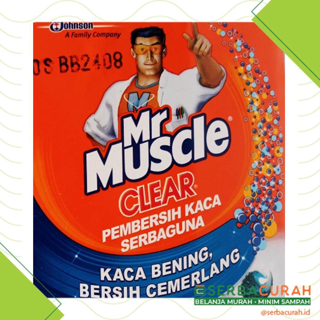 Mr Muscle Pembersih Kaca | Glass Cleaner |  Isi Ulang 500 ml + Botol Bekas