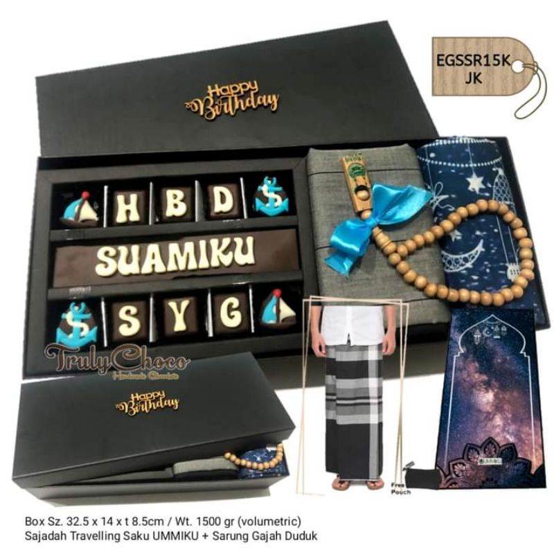 

kado special ulang tahun anniversary suami coklat trulychoco EGSSR15