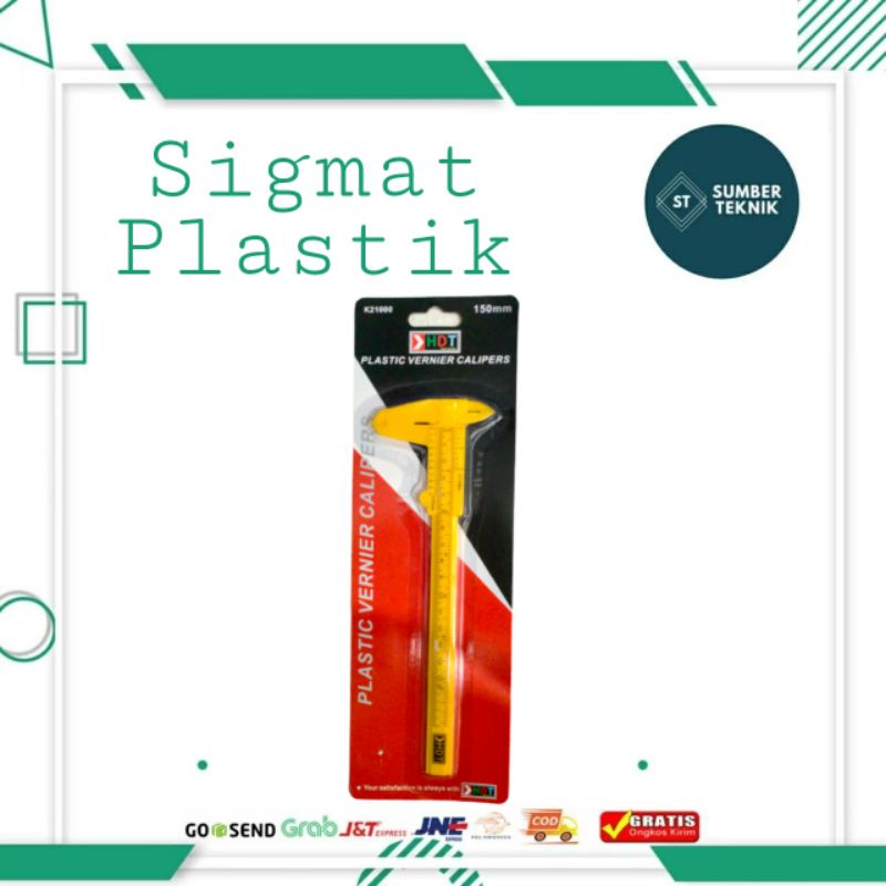 

Sigmat Plastik / Jangka Sorong Plastik 150 mm/ Vernier Caliper