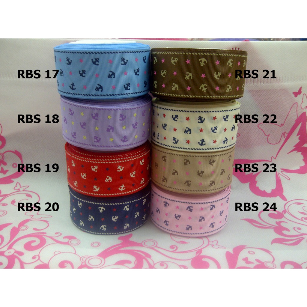 

[10 YARD] PITA GROSGRAIN MOTIF JANGKAR SALE RBS 17,18,19,20,21,22,23,24