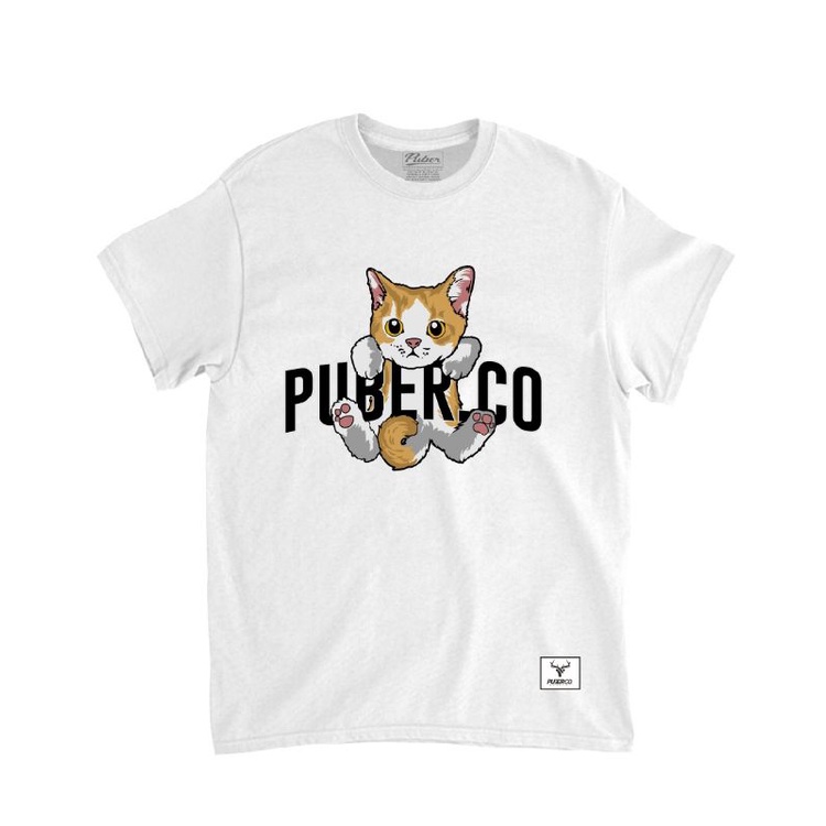 Kaos Kekinian Puberco Cat Unisex