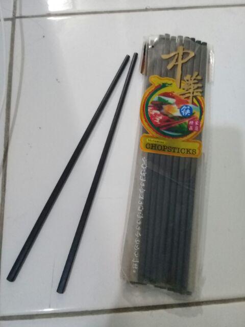 Sumpit Korea Cina Jepang Bahan Melamin 24 Cm Set 10 Pasang