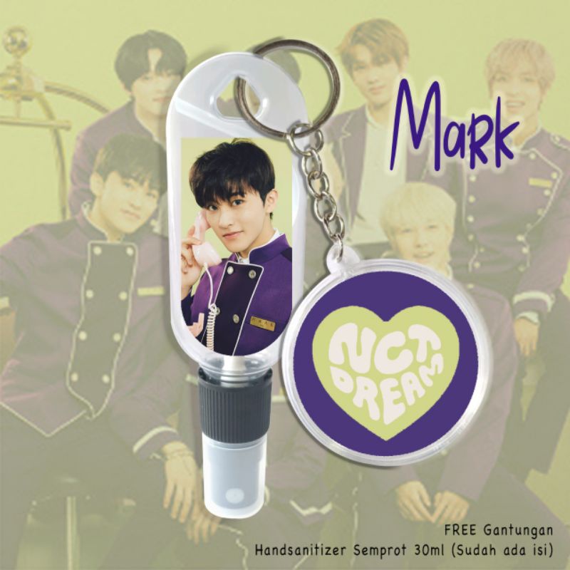 FREE GANTUNGAN KUNCI!! HAND SANITIZER NCT DREAM MEMBER GRUP