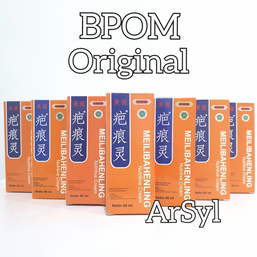 Meilibahenling Nutritive Cream BPOM ASLI Penghilang Bekas Luka 40ml