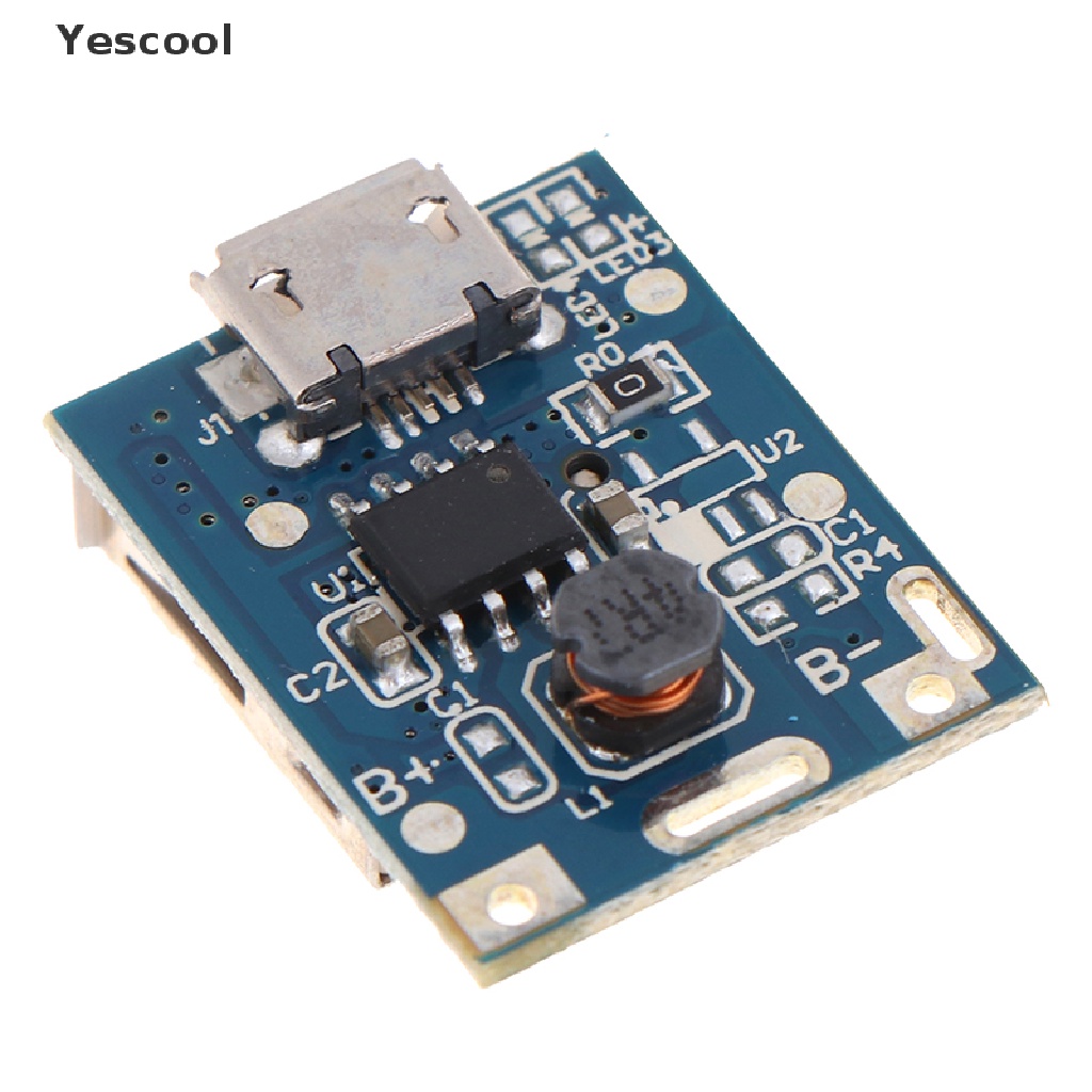 Yescool 1pc Papan Modul Charger Power Bank Micro USB 5V Lithium Li-ion 18650 DIY