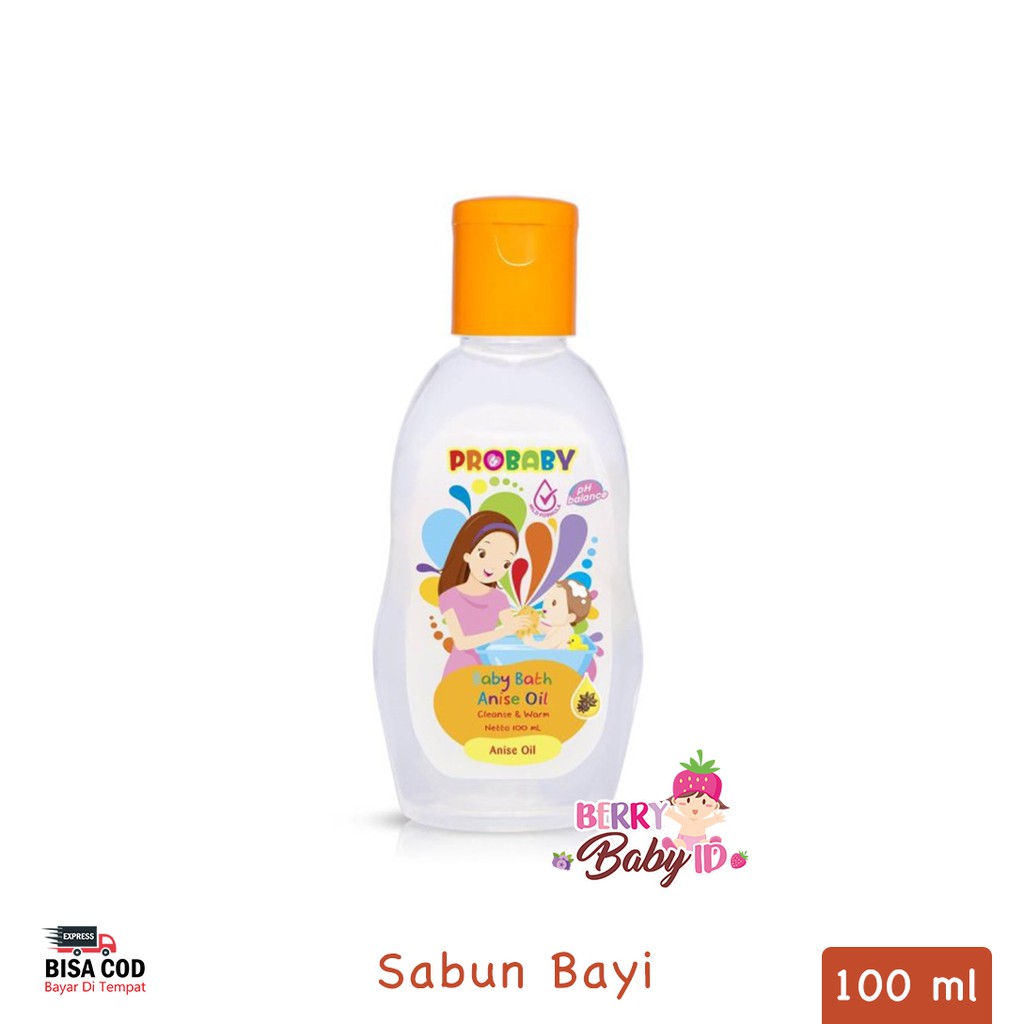 ProBaby Sabun Bayi Pro Baby Bath Anise Oil Cleanse &amp; Warm Anise Oil 100 ml Berry Mart