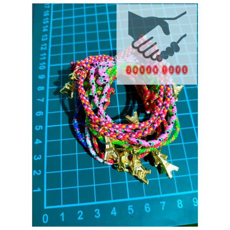 Gelang tali  Paris 12 PCS