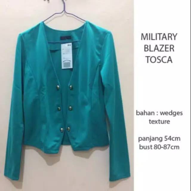 Military blazer ready hanya tosca