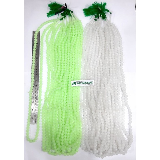Isi 12 Pcs Tasbih Monte Fosfory Besar Ukuran 10mm Itl Grosir