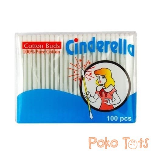 Cinderella Cotton Bud isi 100 Cotton Buds Q-Tip WHS