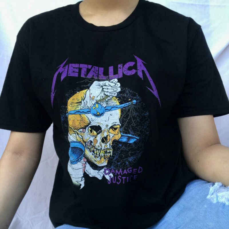 [ Preloved ] Metalica T-shirt / band tee