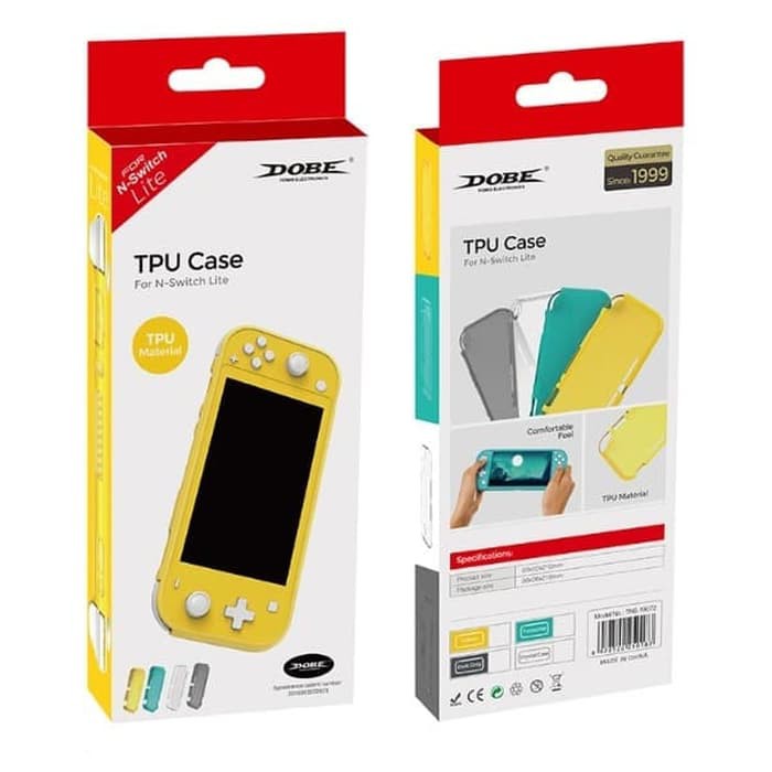 DOBE Soft TPU Clear Case for Nintendo N-Switch Lite TNS-19072