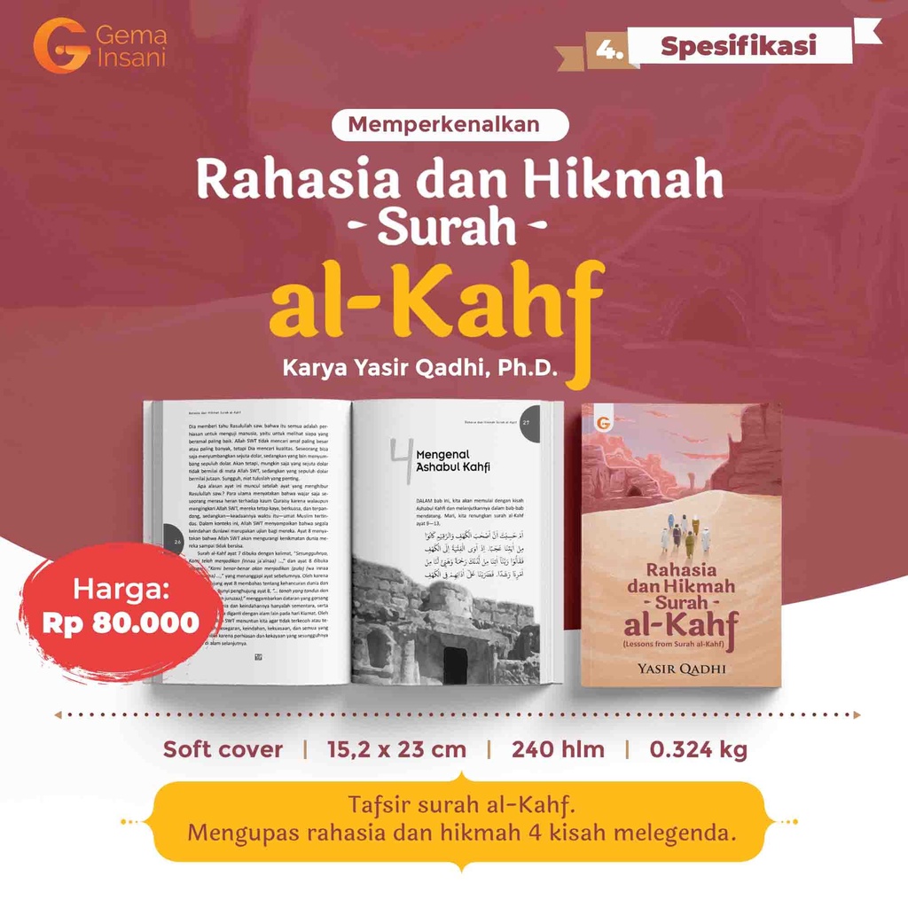 Buku Rahasia dan Hikmah Surah Al-Kahf - Gema Insani 100% Original