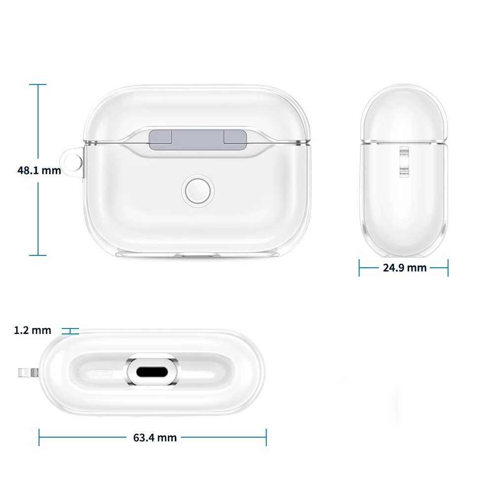 (Airpods 3) (Hard Pc + Tpu Transparan)