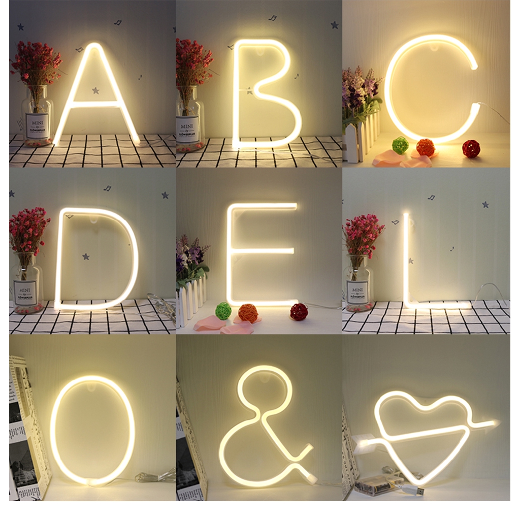 Lampu Led Bentuk Huruf - LAMPUTASOR