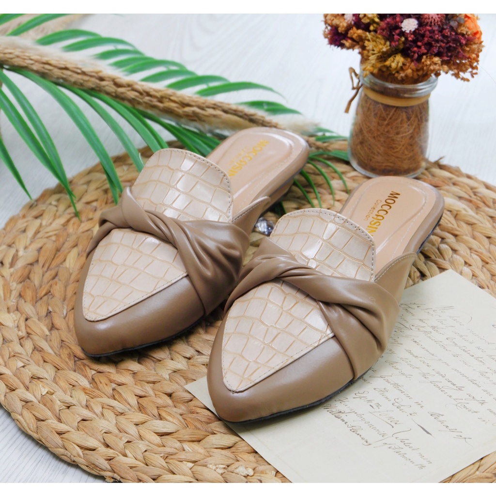 Sandal Wanita Heels Croco Strap Pita MC-WN 02