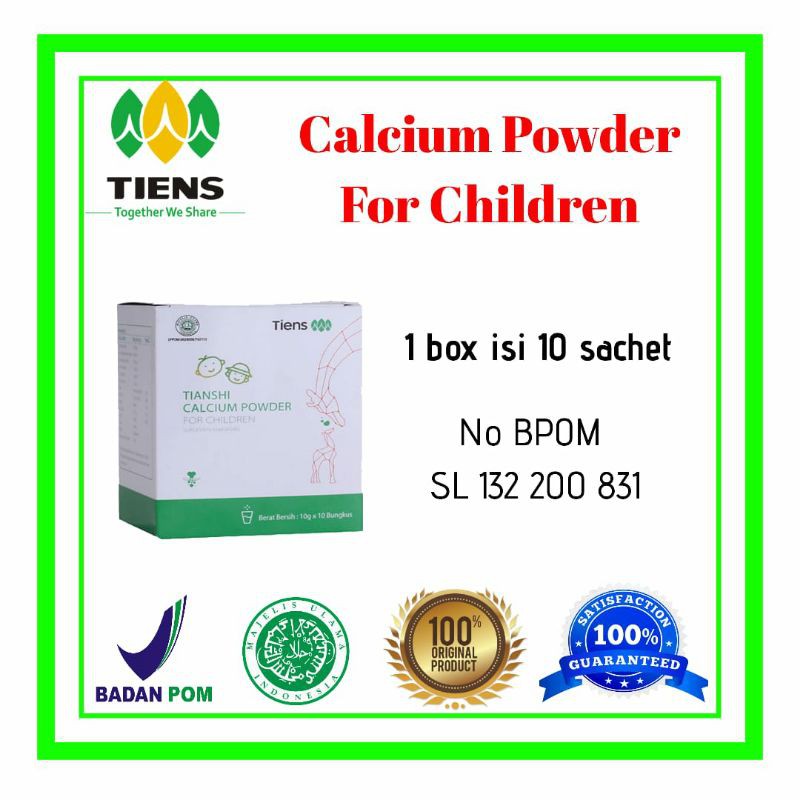 

tiens calcium powder for children kalsium anak terjamin original 100%