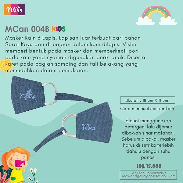 MASKER NIBRAS ANAK DAN DEWASA