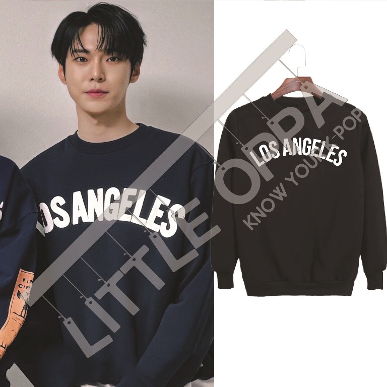 JACKET SWEATER KPOP IDOL FASHION N C T DOYOUNG LOS ANGELES SWEATER