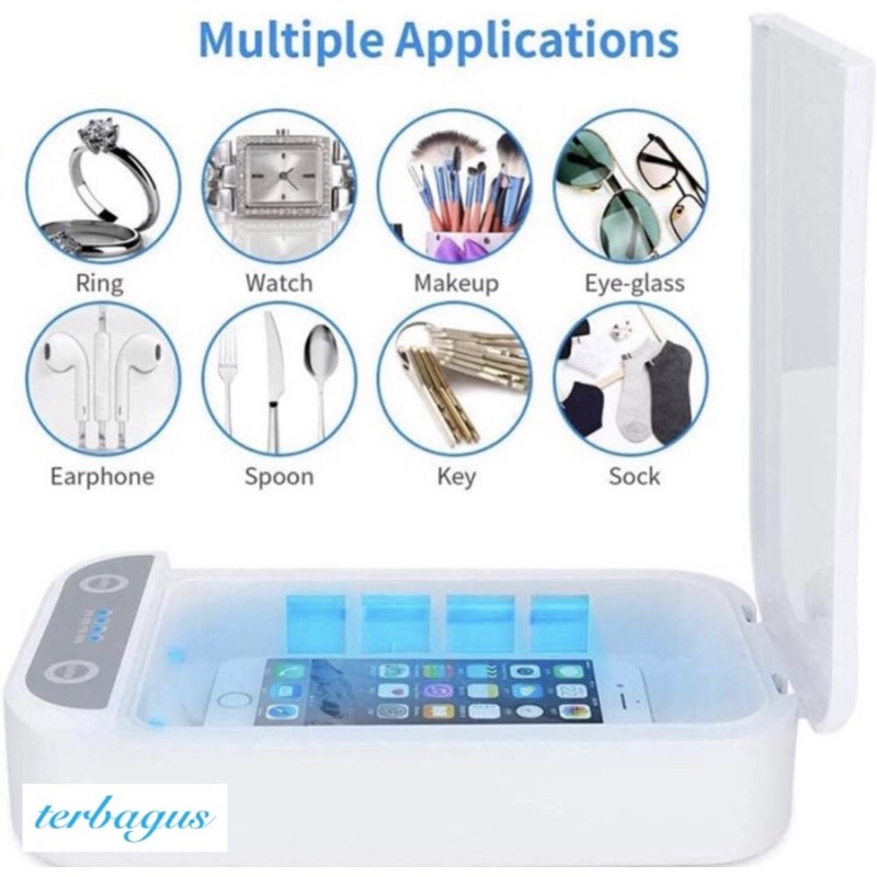 uv disinfectant box uv sterilizer box uvc kotak sterilizer