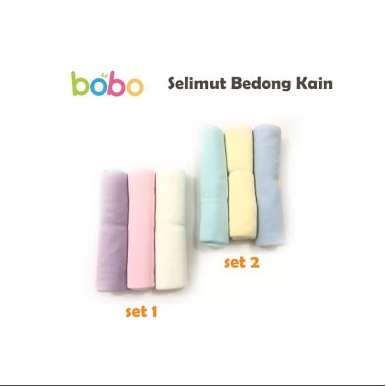 Selimut Bedong 3in1 BOBO Kain isi 3pcs / set Bahan Katun Premium