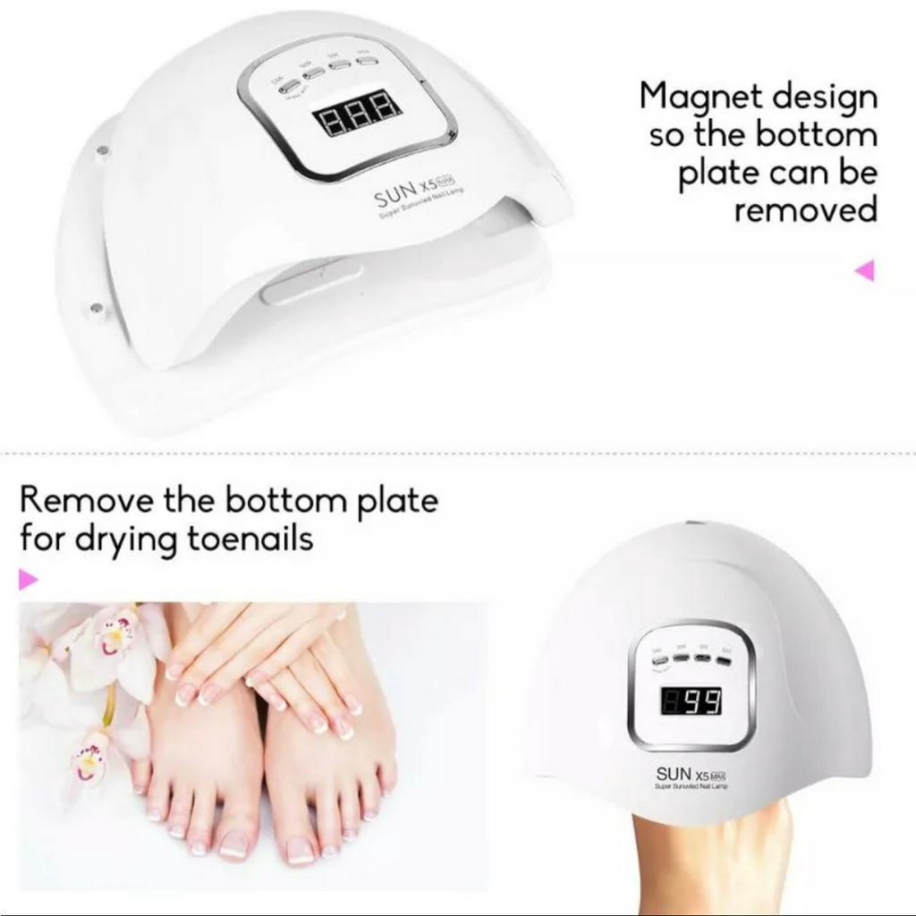 Alat Kecantikan Sun X5 Pengering Kuku Kutek UV LED Nail Lamp Dryer Nail art Manicure Pedicure